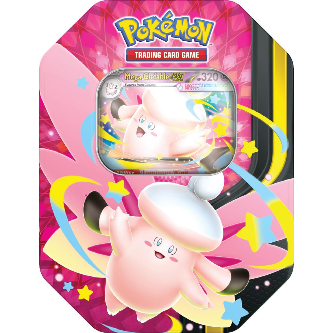 Pokémon TCG Mega Evolution Mega Moonlit Tin (Random Pokemon)