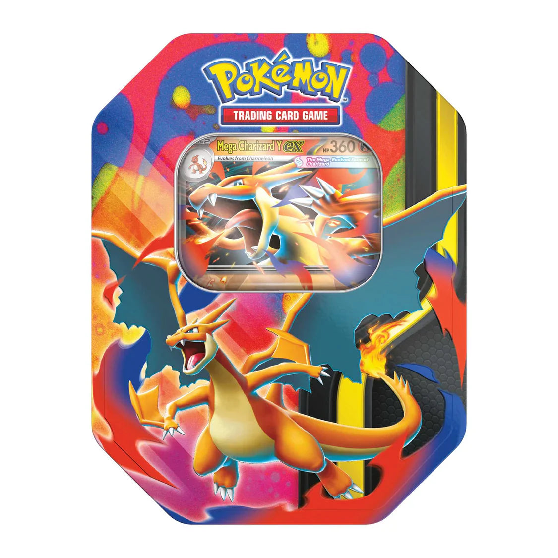 Pokemon TCG Mega Charizard Tin - Mega Charizard Y