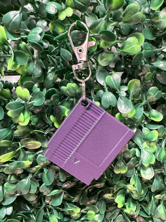 Retro Square Keychain
