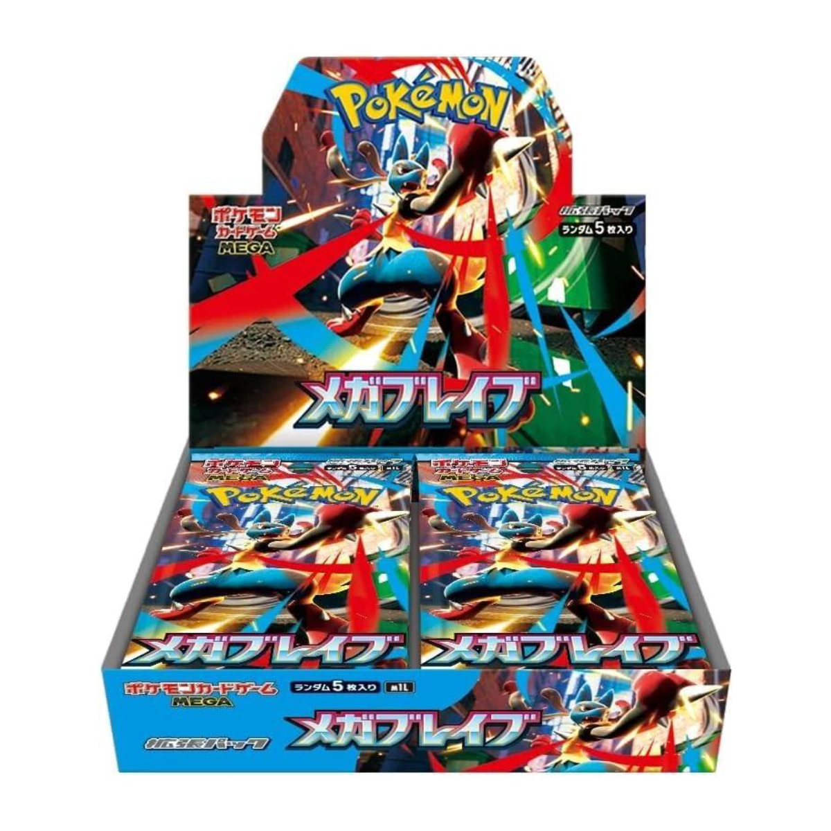 Pokémon Japanese TCG Mega Brave Booster Box - M1L