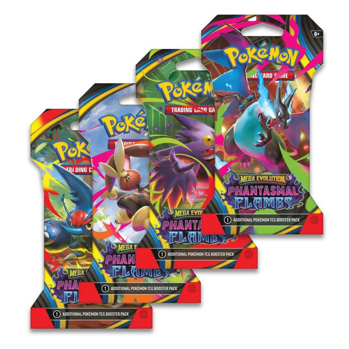 Pokemon TCG Phantasmal Flames Sleeved Booster Pack - ME02