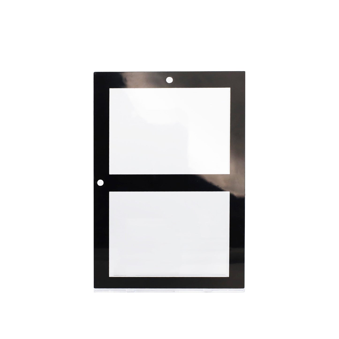 Magnetic 2-Card Holder - 35 PT. Black Border