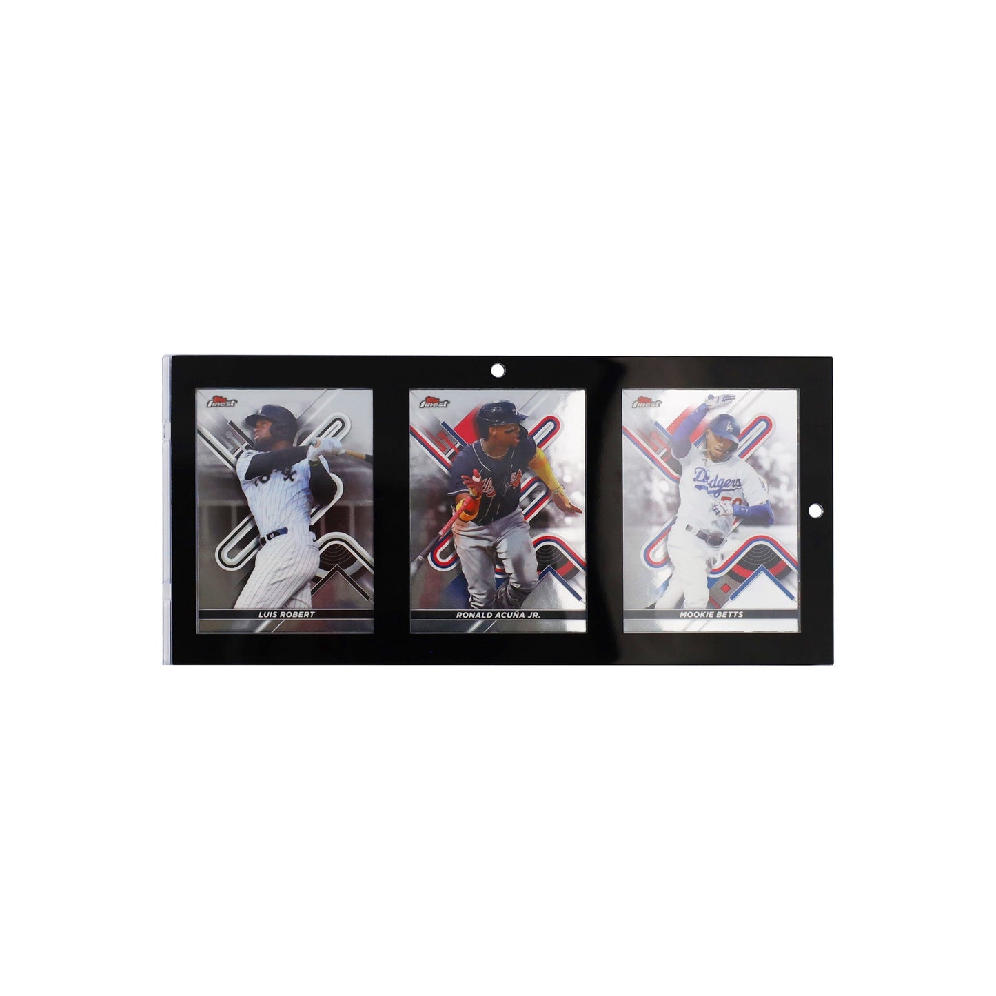 Magnetic 3-Card Holder - 35 PT. Black Border