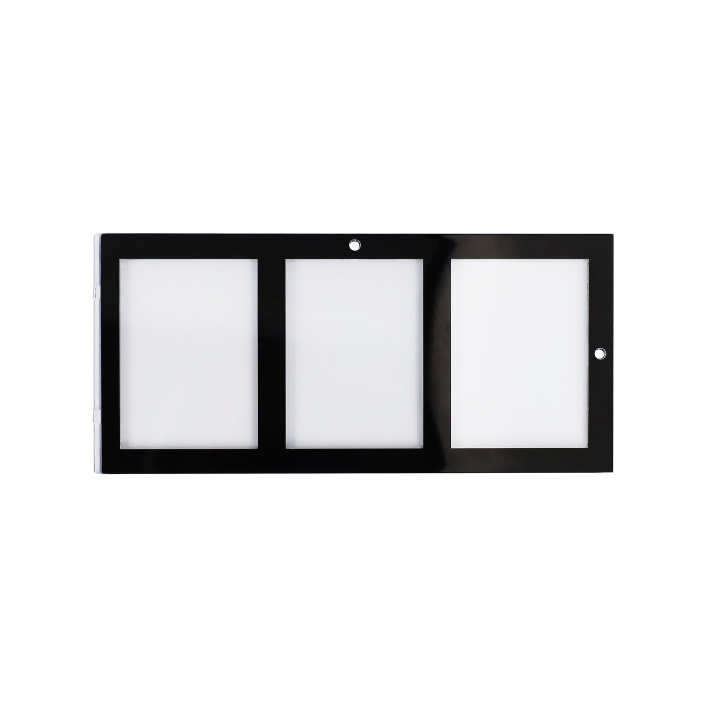 Magnetic 3-Card Holder - 35 PT. Black Border