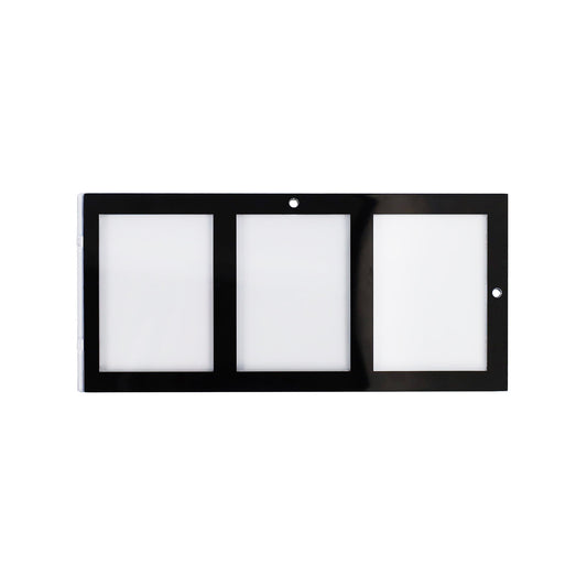 Magnetic 3-Card Holder - 35 PT. Black Border