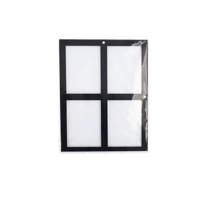 Magnetic 4-Card Holder - 35 PT. Black Border