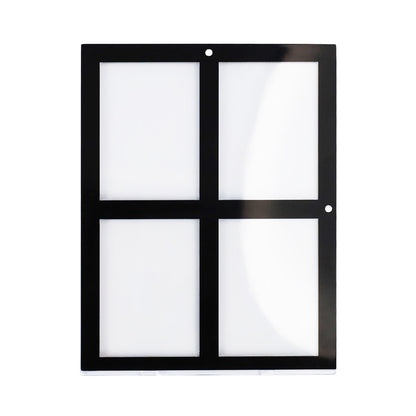 Magnetic 4-Card Holder - 35 PT. Black Border