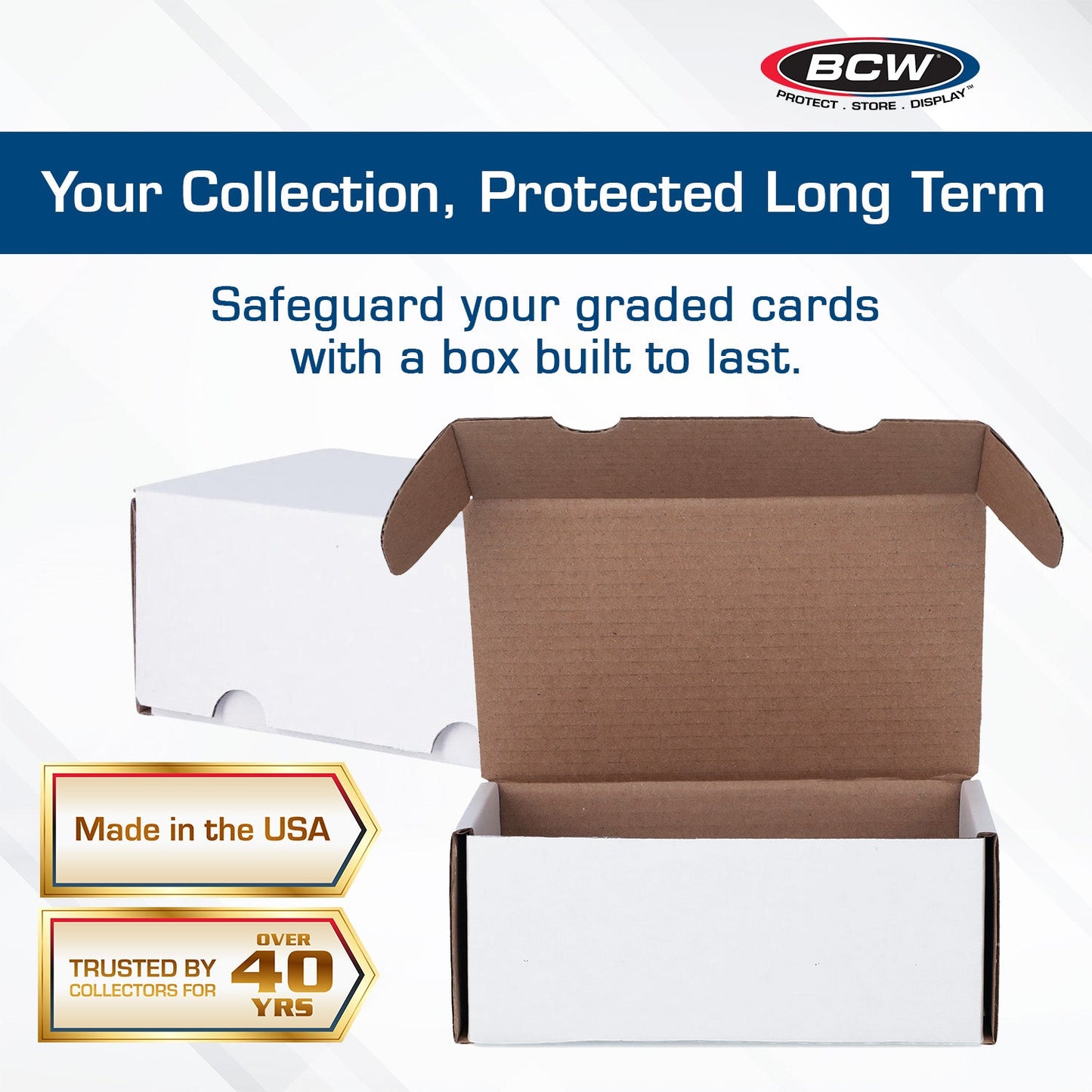 (50) Graded Trading Card Box