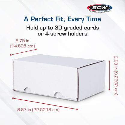 (50) Graded Trading Card Box