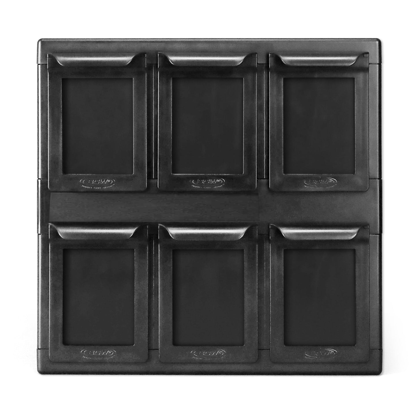 6 Drawer Card Catalog - Black