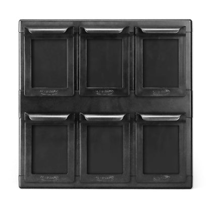 6 Drawer Card Catalog - Black