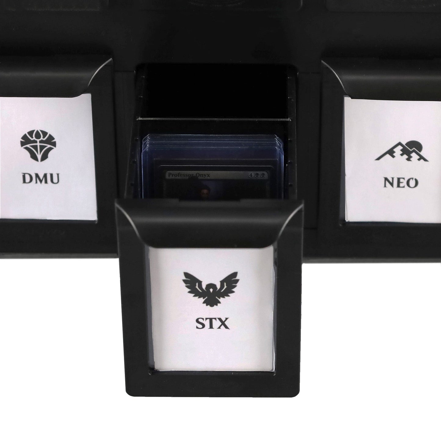 6 Drawer Card Catalog - Black