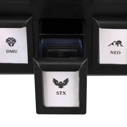 6 Drawer Card Catalog - Black
