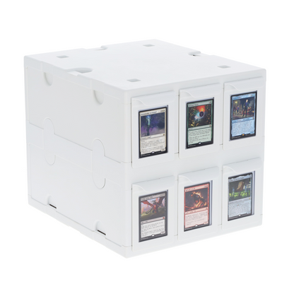 6 Drawer Card Catalog - White