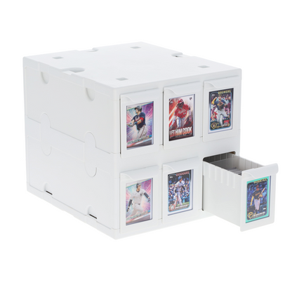 6 Drawer Card Catalog - White