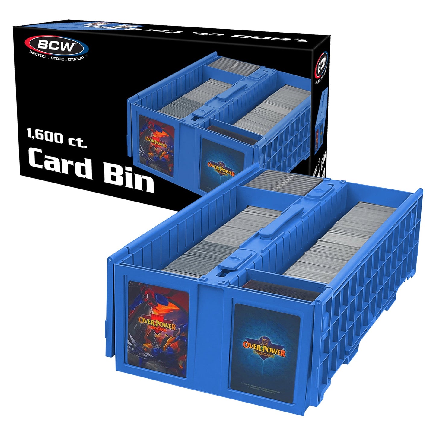 Collectible Card Bin - 1600 - Blue
