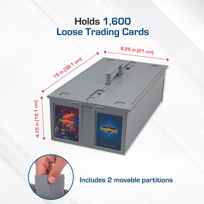 Collectible Card Bin - 1600 - Gray