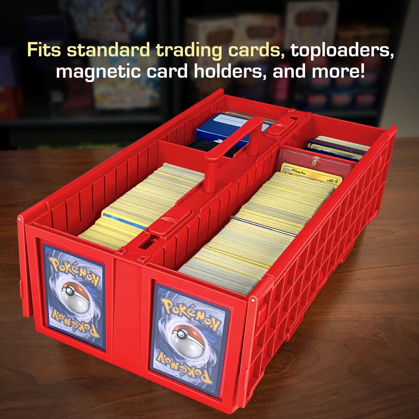 Collectible Card Bin - 1600 - Red