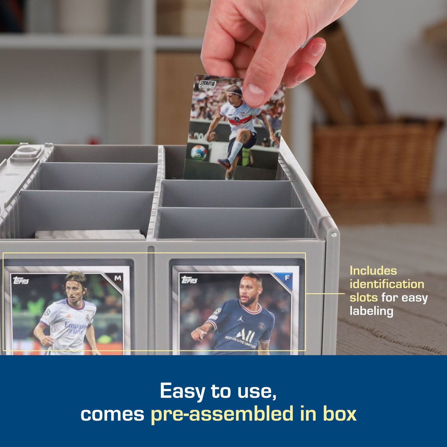Collectible Card Bin - 3200 - Gray