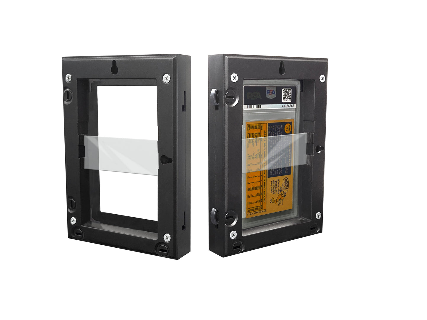 Interlocking Graded Card Frames - Black