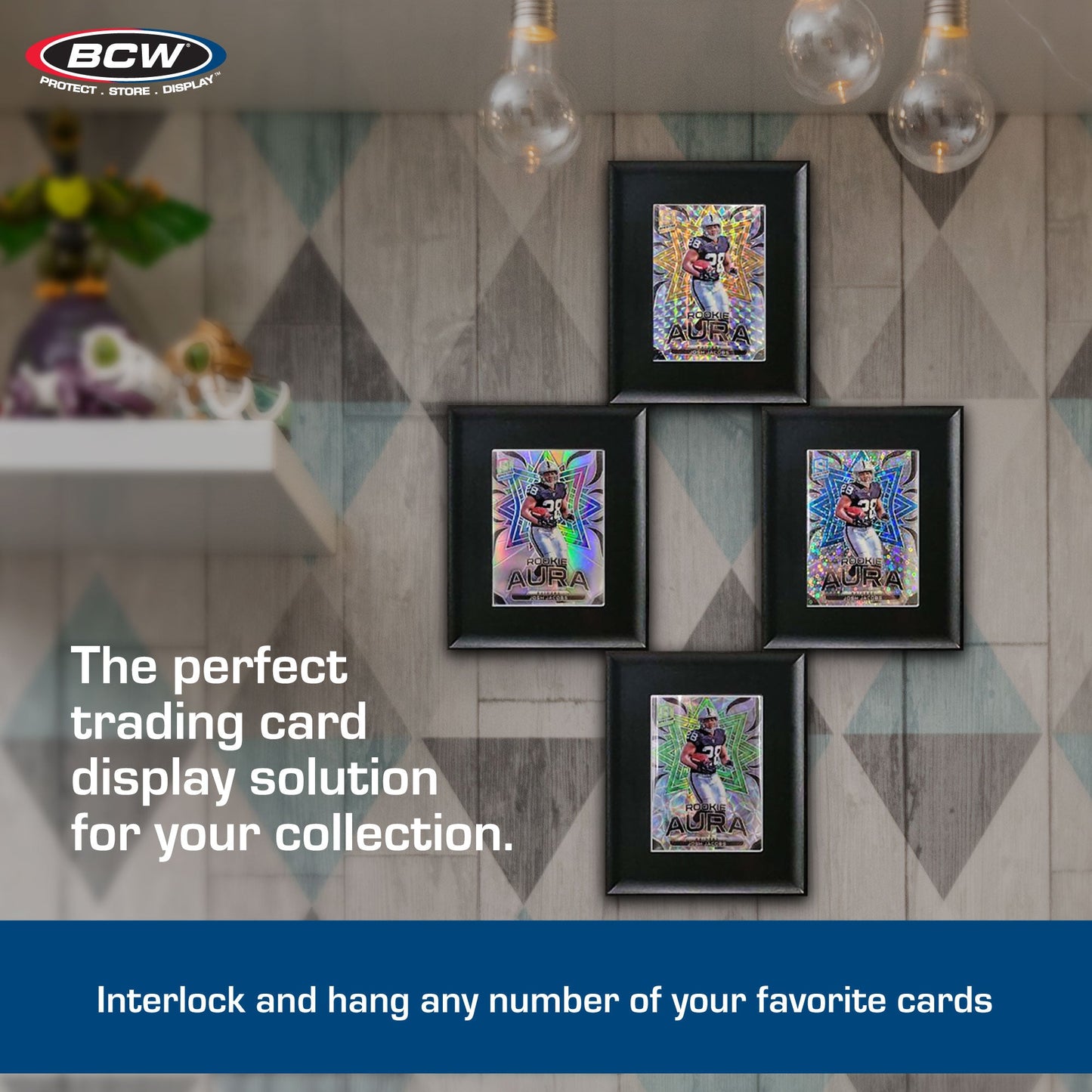 Interlocking Card Frames - Black