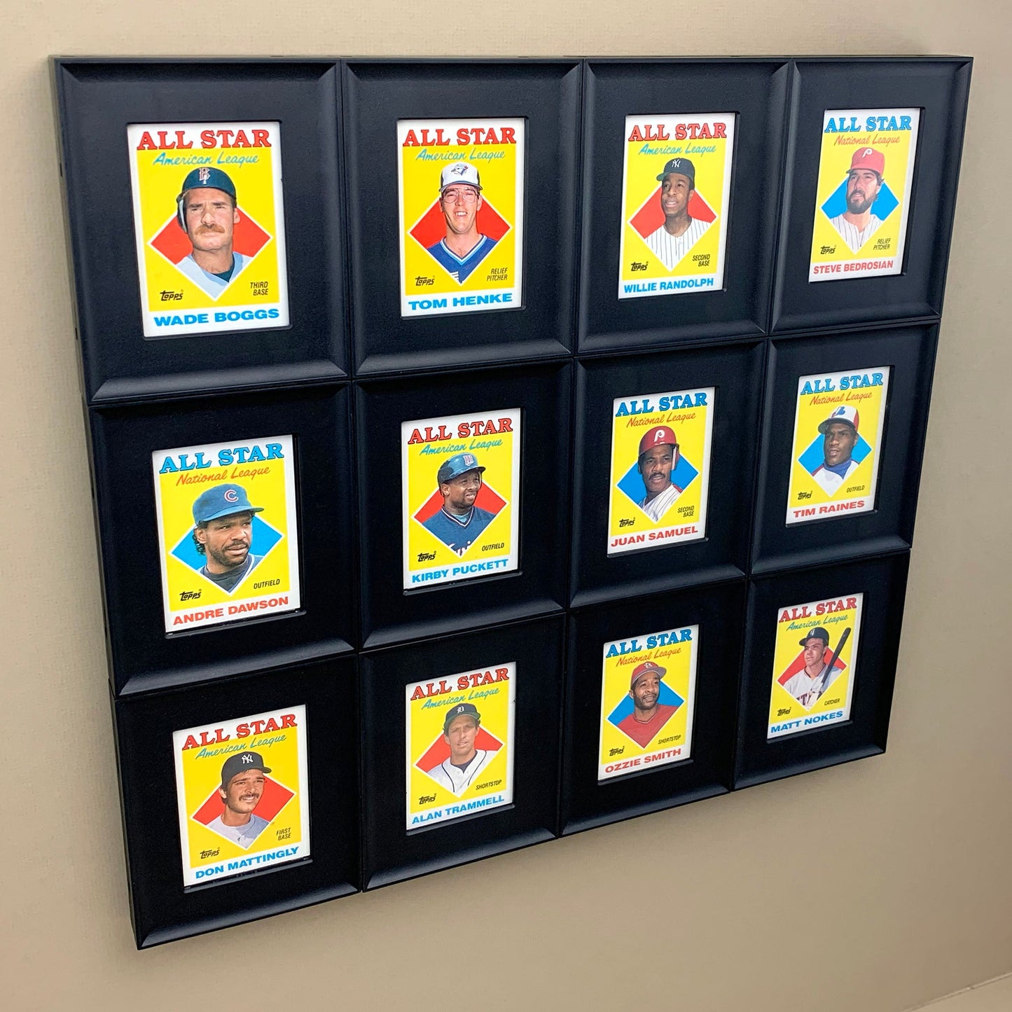 Interlocking Card Frames - Black