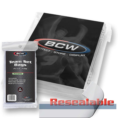 100 Resealable Team Set Bags