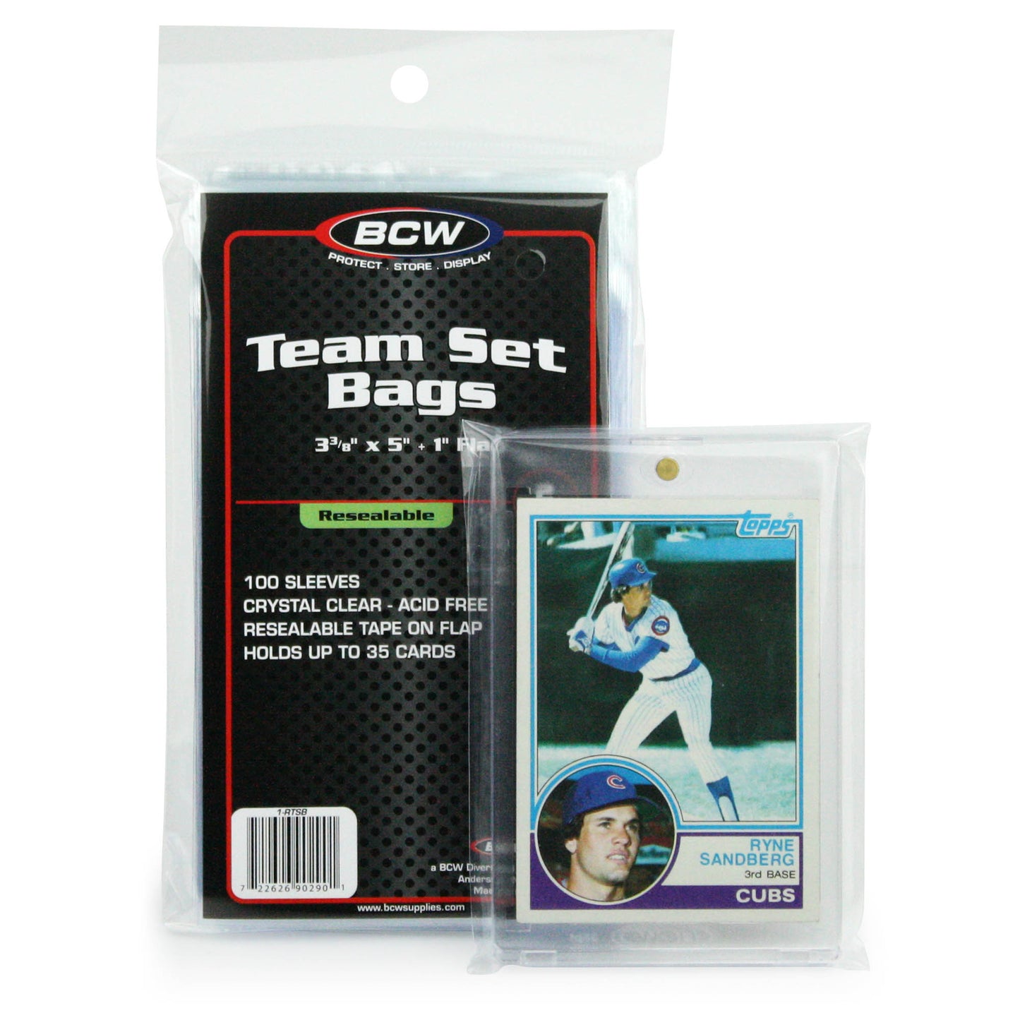 100 Resealable Team Set Bags