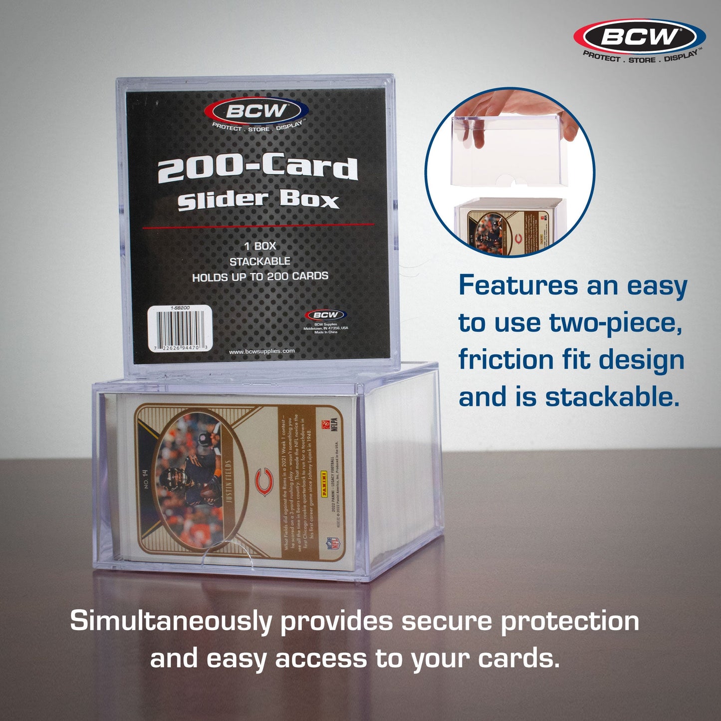 2-Piece Slider Box - 200 Count