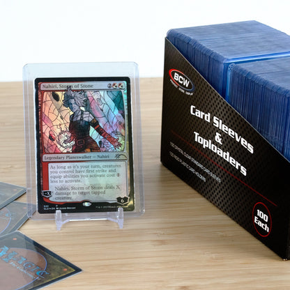 1000 Count Card Sleeve and Toploader Combo Pack