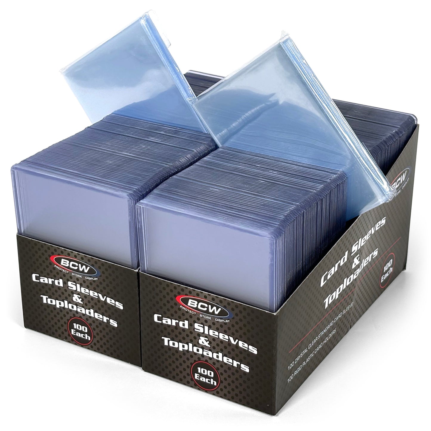 200 Count Card Sleeve and 200 Toploader Combo Pack