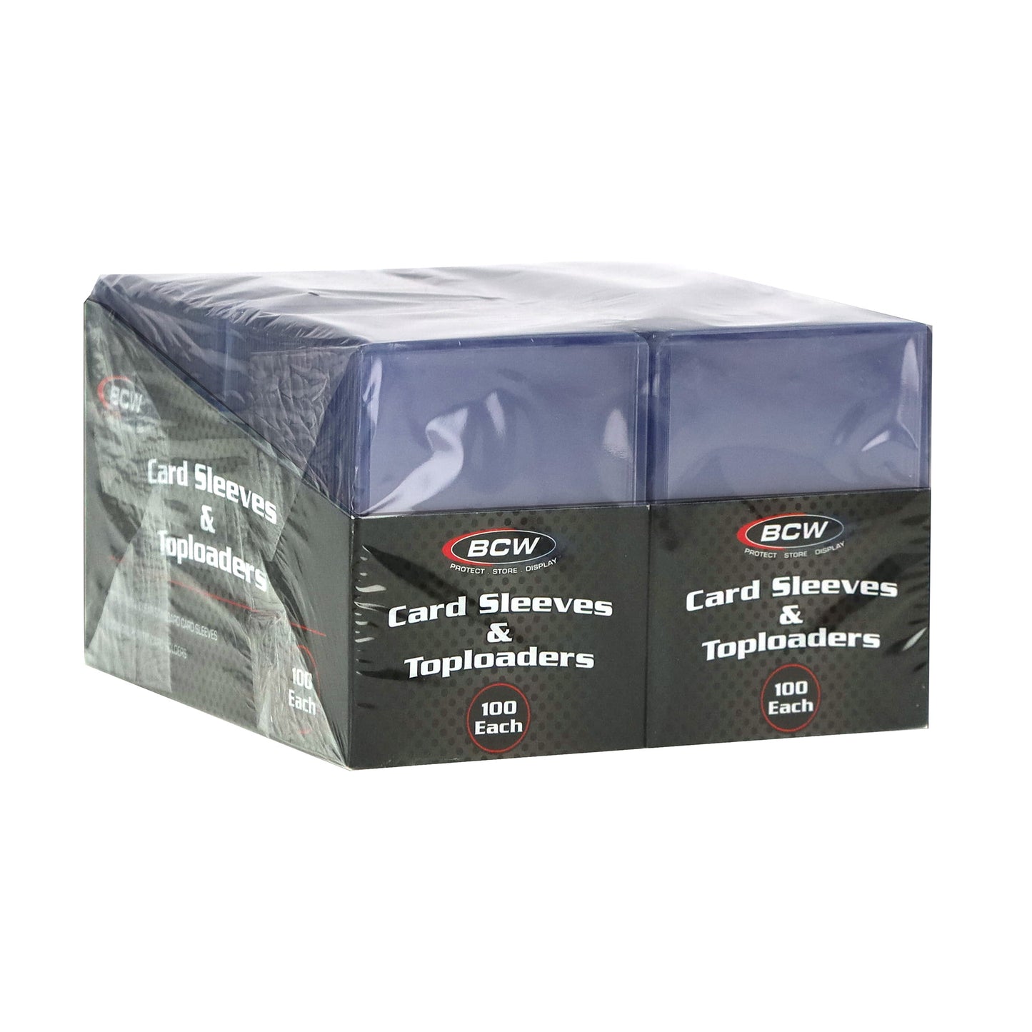 200 Count Card Sleeve and 200 Toploader Combo Pack