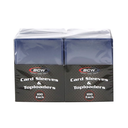 200 Count Card Sleeve and 200 Toploader Combo Pack