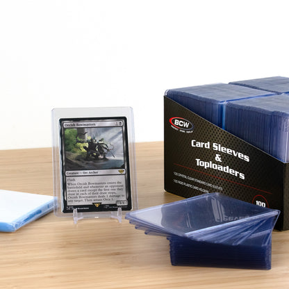 200 Count Card Sleeve and 200 Toploader Combo Pack
