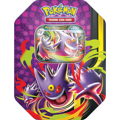 Pokémon TCG Mega Evolution Mega Moonlit Tin (Random Pokemon)