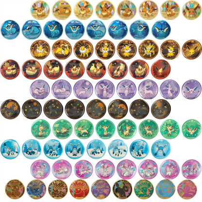 Pokémon Simplified Chinese Terastal Grand Gathering CSV9.5C Eeveelution Badge Set
