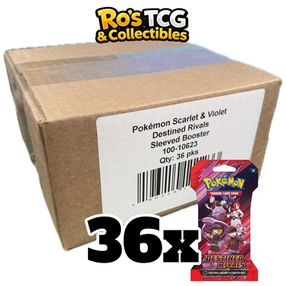 36 Pokemon TCG Destined Rivals Sleeved Booster Pack - SV10