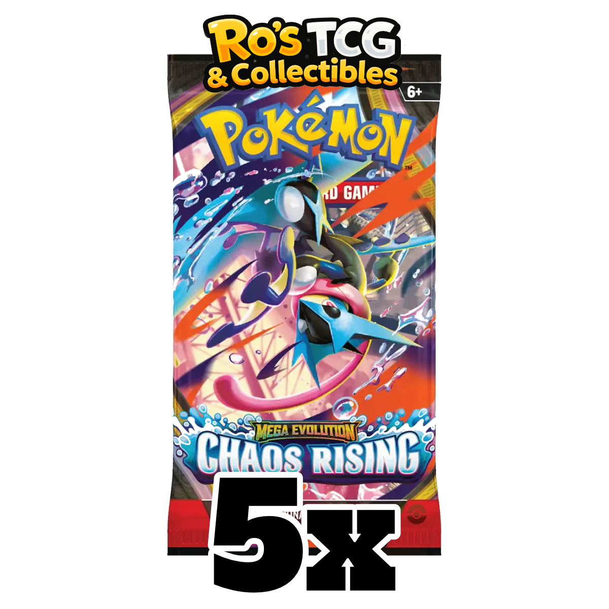 [Live Rip] 5x Chaos Rising Pokemon Booster Packs