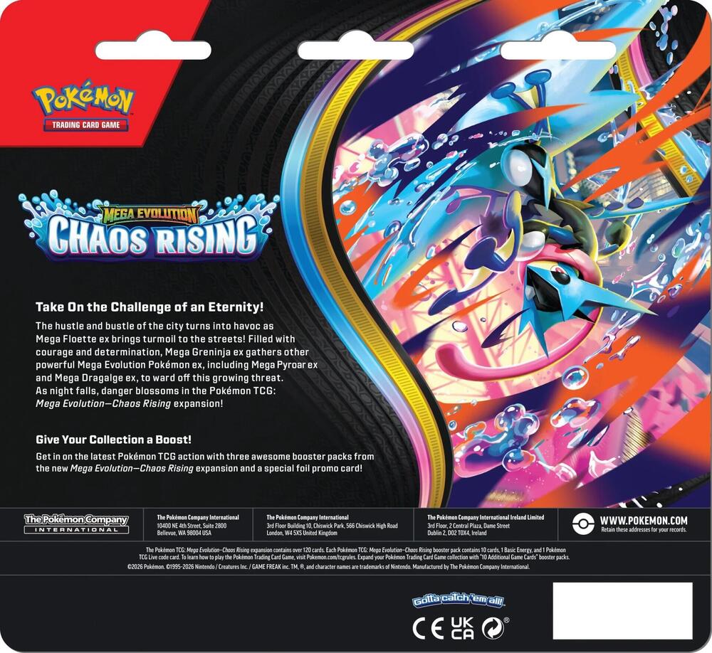 Chaos Rising 3-Pack Blister [Charmeleon] - ME04: Chaos Rising (CRI)
