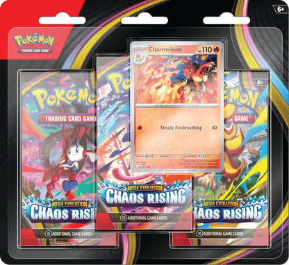 Chaos Rising 3-Pack Blister [Charmeleon] - ME04: Chaos Rising (CRI)