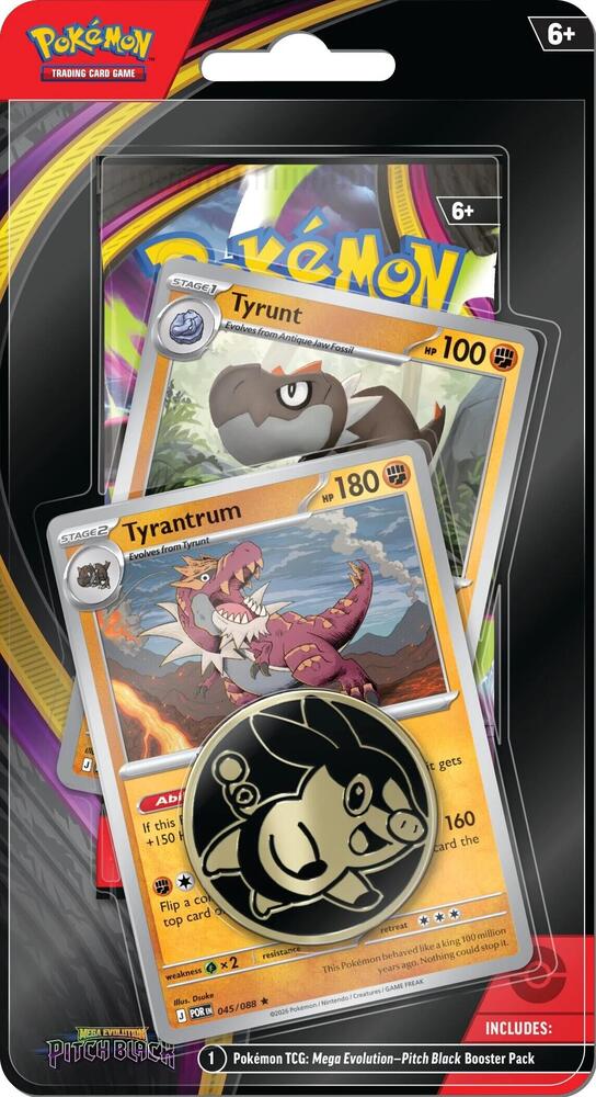 Pitch Black Premium Checklane Blister [Tyrunt, Tyrantrum] (Target Exclusive) - ME05: Pitch Black (PBL)