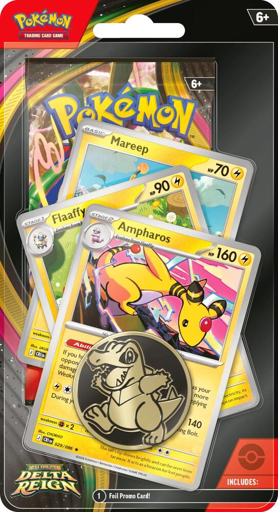 Delta Reign Premium Checklane Blister [Ampharos Line] - ME06: Delta Reign (DLR)