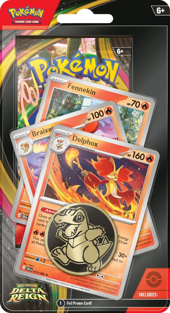 Delta Reign Premium Checklane Blister [Delphox Line] - ME06: Delta Reign (DLR)