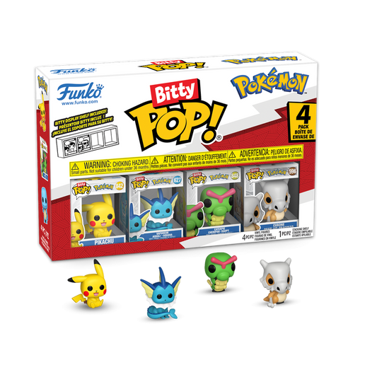 Pokemon Pikachu Funko Bitty Pop! Mini-Figure 4-Pack