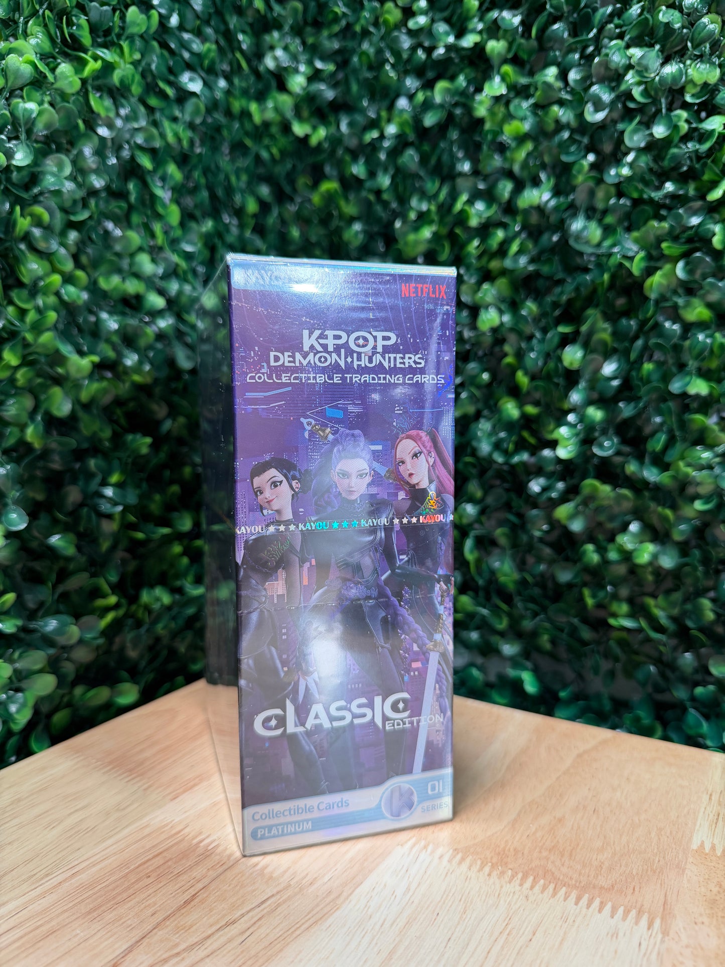 KPop Demon Hunters Kayou Classic Edition Platinum 01 Collectible Trading Cards Booster Box English