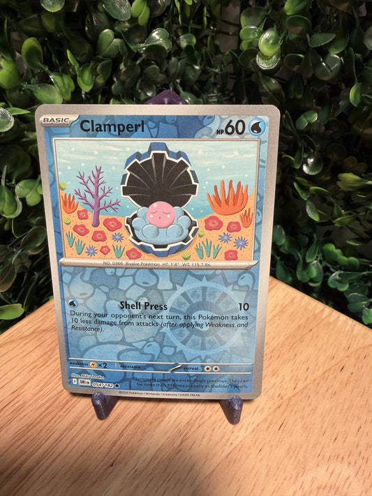Clamperl [Reverse Holo] #54 Pokemon Destined Rivals