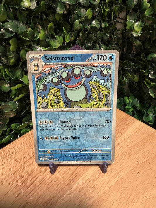 Seismitoad [Reverse] #21 Pokemon Black Bolt