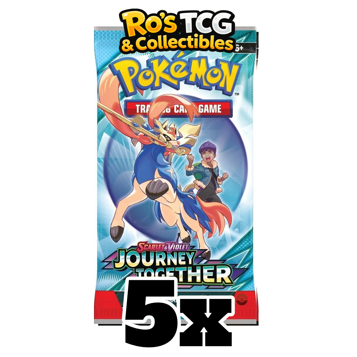 [Live Rip] 5x Journey Together Pokemon Booster Packs