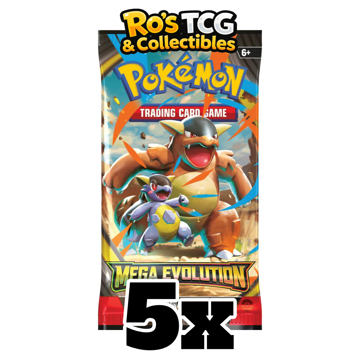 [Live Rip] 5x Mega Evolution Pokemon Booster Packs