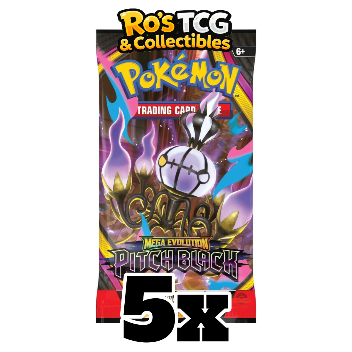 [Live Rip] 5x Pitch Black Pokemon Booster Packs